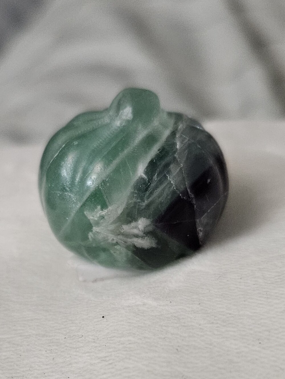 Florite Small Pumpkin Carved